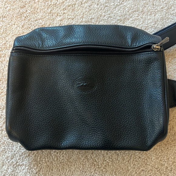 Navy blue Longchamp waist pouch - Picture 3 of 6